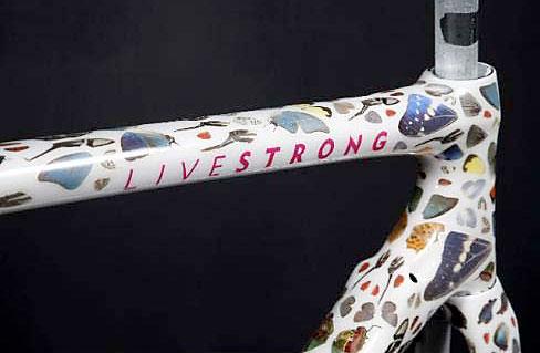 Lance Armstrong auction Damien Hirst Butterfly Bike goes for 500 000 road.cc